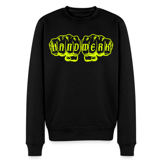 Unisex Premium Pullover "Isolierer" neongelb - Schwarz