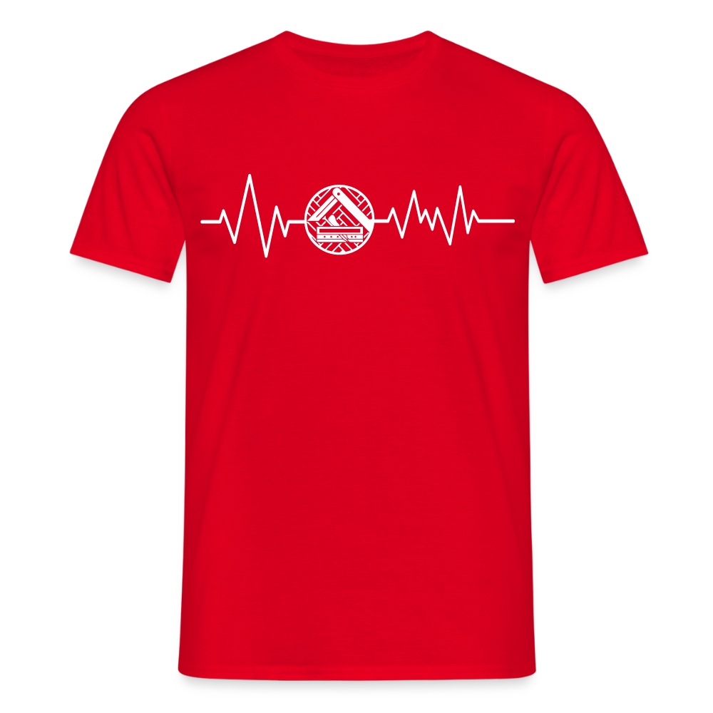 Unisex T-Shirt "Parkettleger" Rot Männer T-Shirt