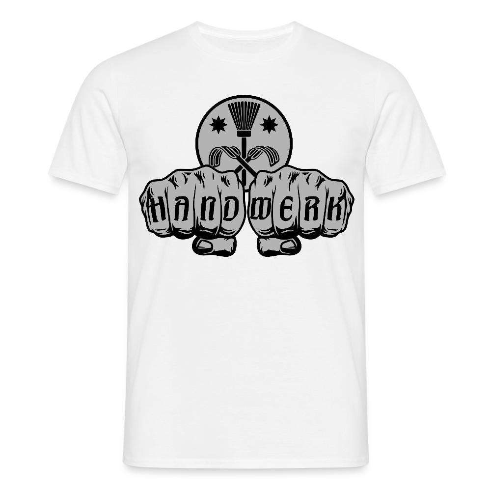 Unisex T-Shirt "Schornsteinfeger" Weiß Männer T-Shirt