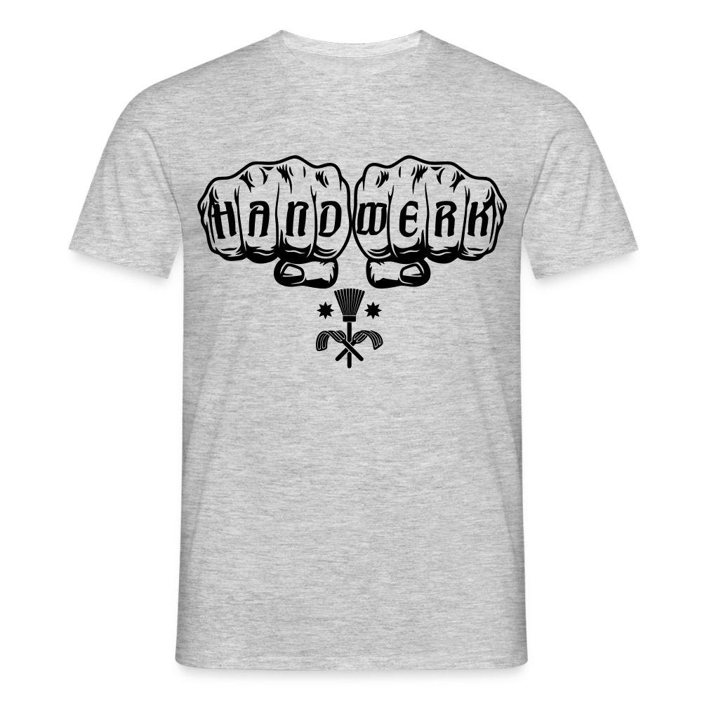 Unisex T-Shirt "Schornsteingfeger" Grau meliert Männer T-Shirt