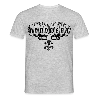 Unisex T-Shirt "Schornsteingfeger" Grau meliert Männer T-Shirt