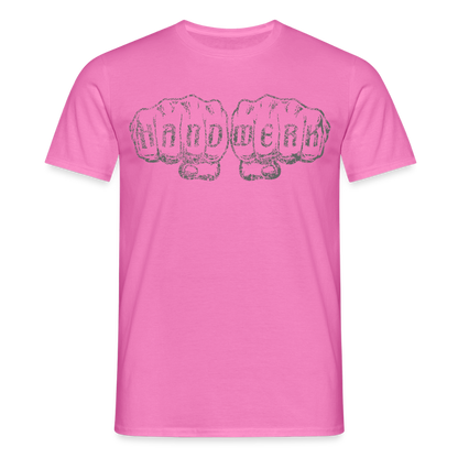 Unisex T-Shirt "Handwerk" Pink Männer T-Shirt