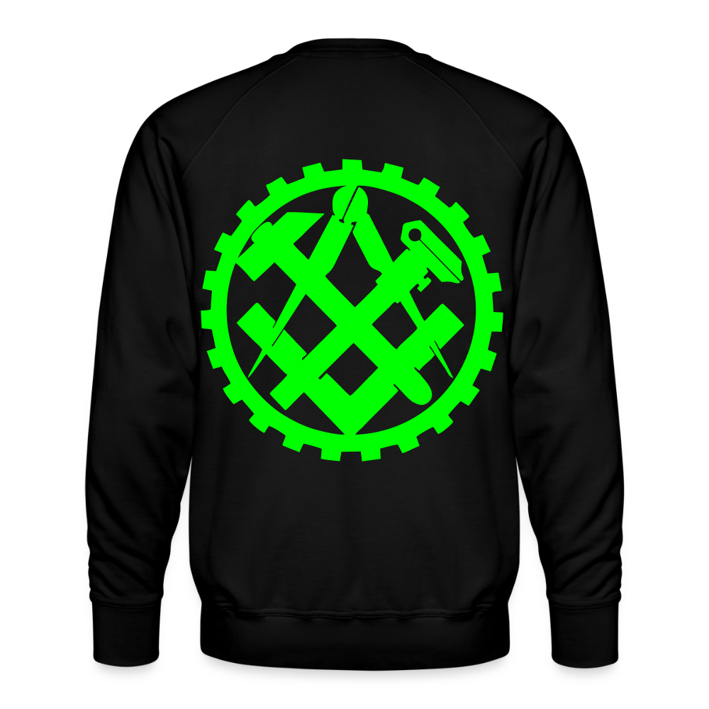 Unisex Premium Pullover "Mechaniker" neongrün Männer Premium Pullover