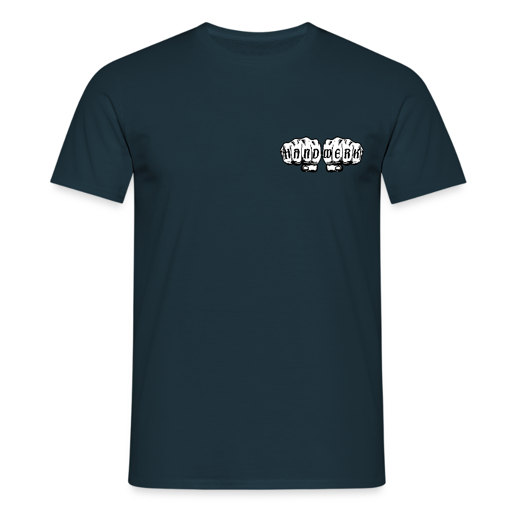 Unisex T-Shirt "Handwerk" (beidseitig bedruckt) Männer T-Shirt