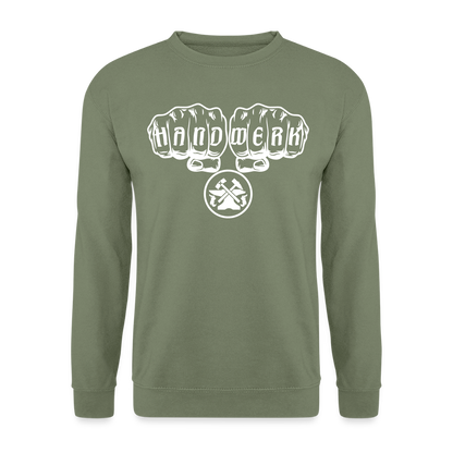 Unisex Pullover "Metallbauer" Armeegrün Unisex Pullover