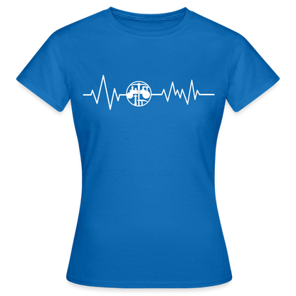 Frauen T-Shirt "Strassenbauer" Royalblau Frauen T-Shirt