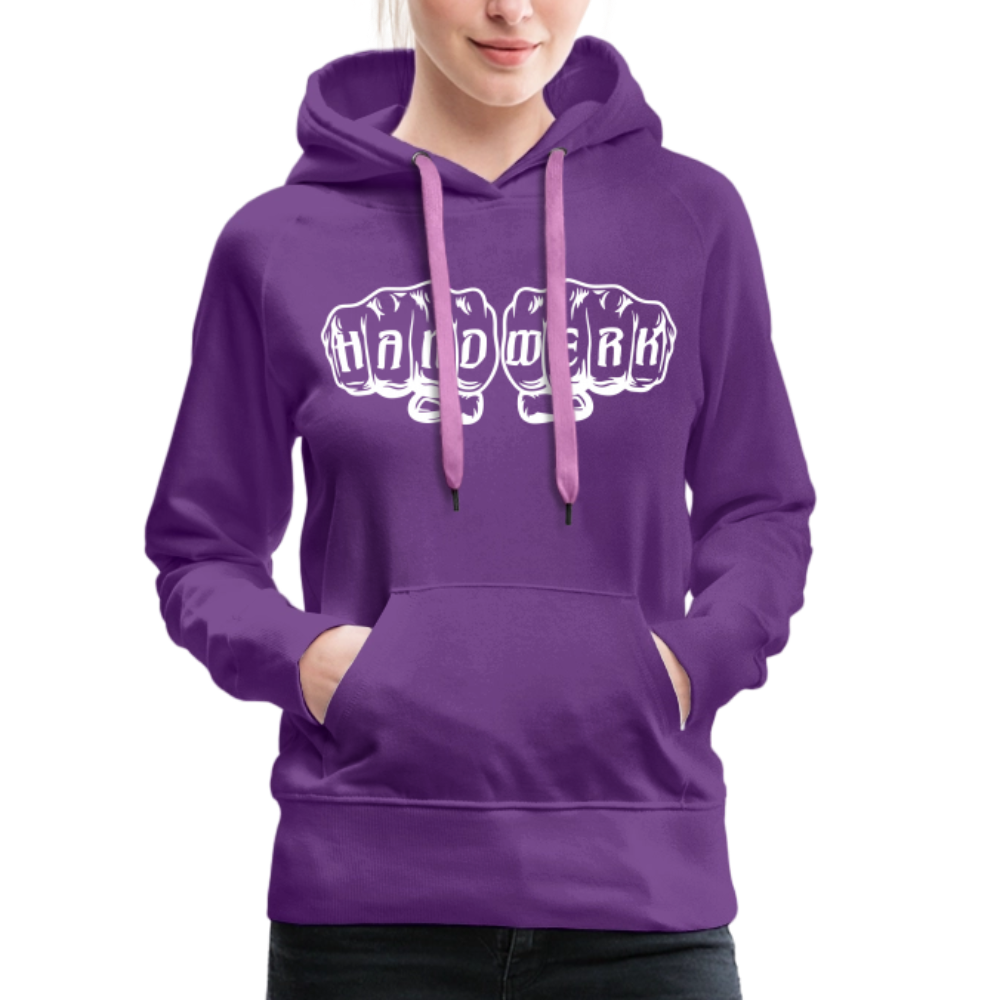 Frauen Premium Hoodie "Handwerk" Frauen Premium Hoodie
