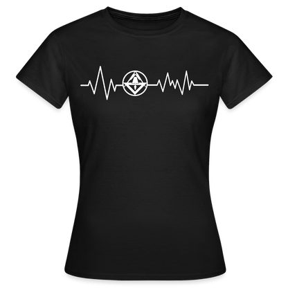 Frauen T-Shirt "Stuckateur" Schwarz Frauen T-Shirt