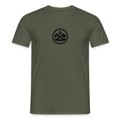 Unisex Handwerker T-Shirt von Spreadconnect mit Skull & Zunft Design, beidseitig bedruckt, aus Baumwolle, bequem und stylisch.