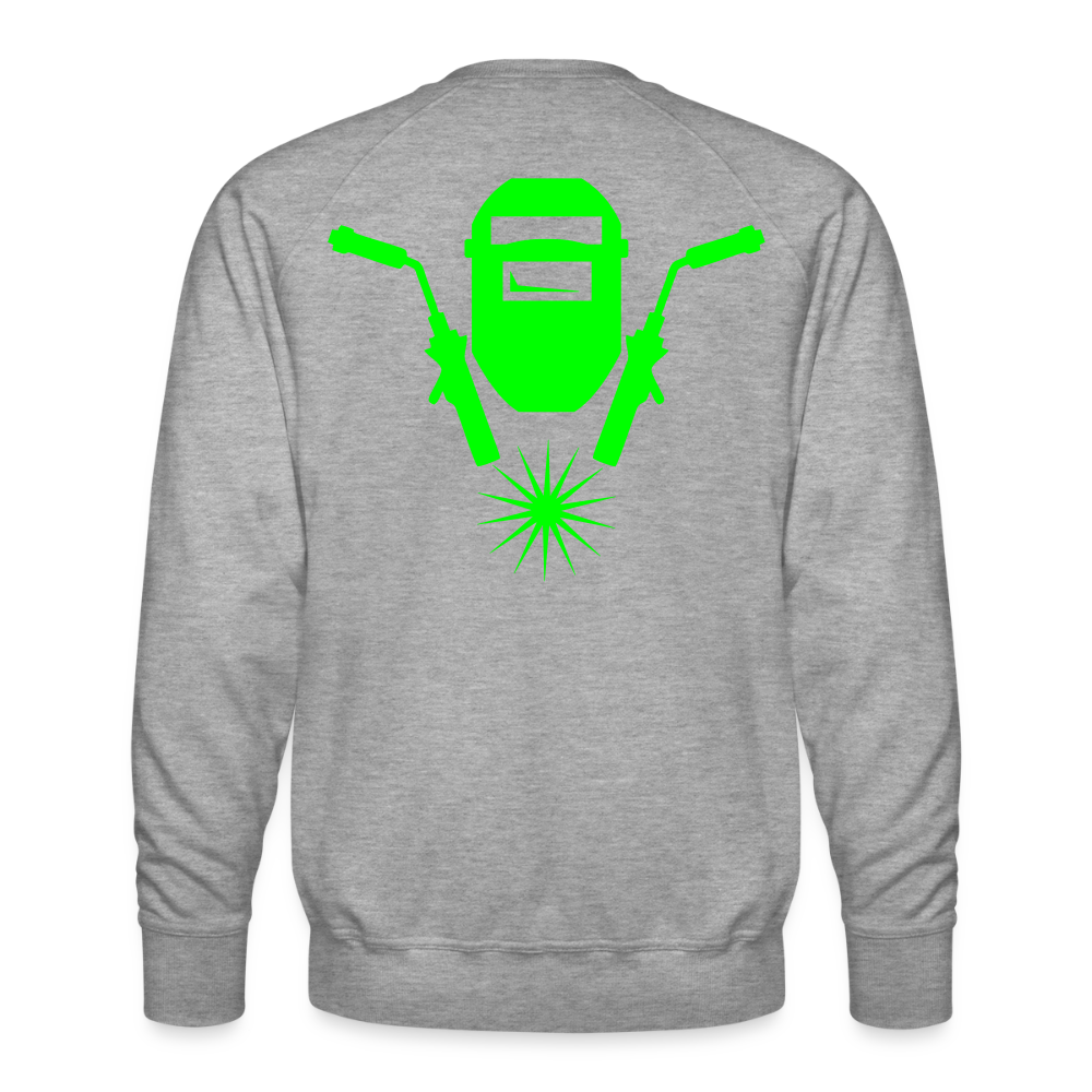 Unisex Premium Pullover "Schweisser" neongrün Männer Premium Pullover