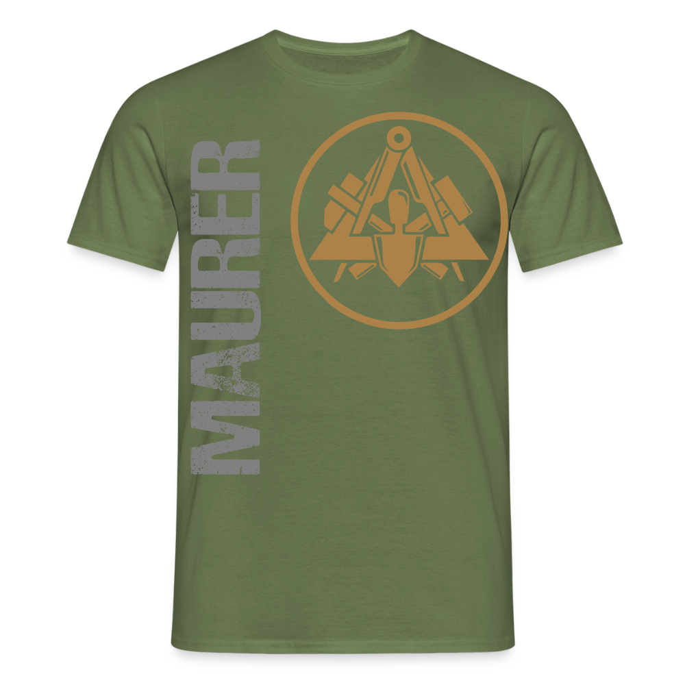 Unisex T-Shirt "Maurer" Militärgrün Männer T-Shirt