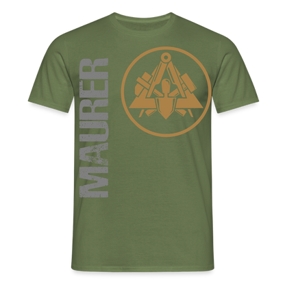 Unisex T-Shirt "Maurer" Militärgrün Männer T-Shirt