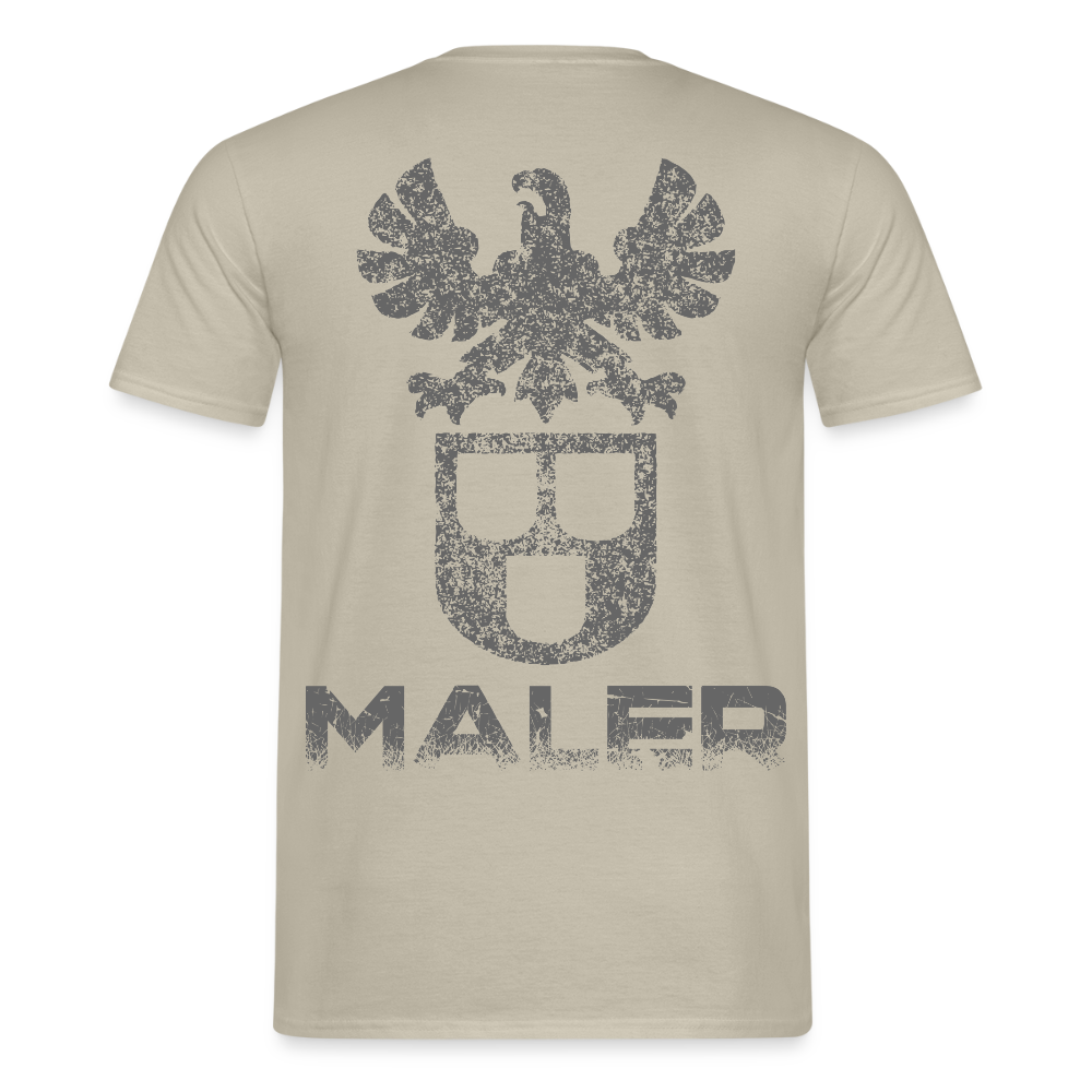 Unisex T-Shirt "Maler" Sandbeige Männer T-Shirt