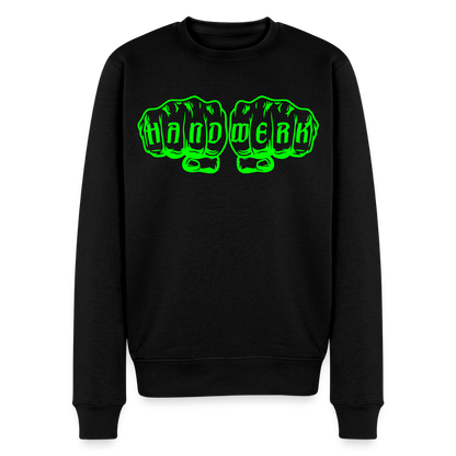 Unisex Premium Pullover "Raumausstatter" neongrün Schwarz Männer Premium Pullover