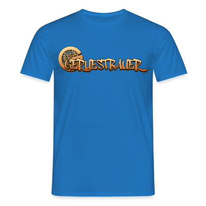 Unisex T-Shirt "Gerüstbauer" Royalblau Männer T-Shirt