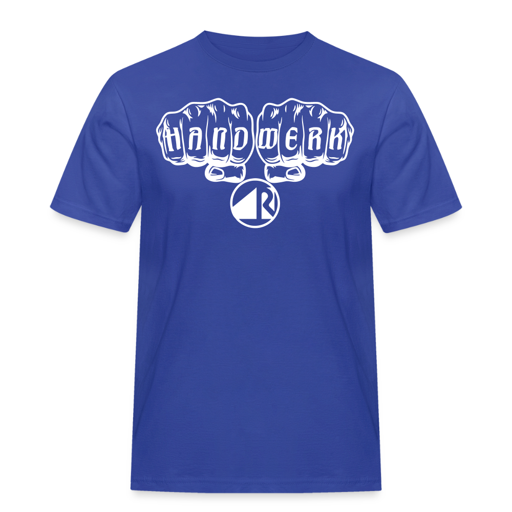 Männer Workwear T-Shirt "Raumausstatter" Royalblau Männer Workwear T-Shirt