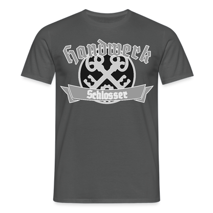 Unisex T-Shirt "Schlosser" Anthrazit Männer T-Shirt