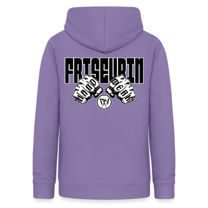 Frauen Hoodie "Friseurin" (beidseitig beruckt) Lavendel Frauen Hoodie