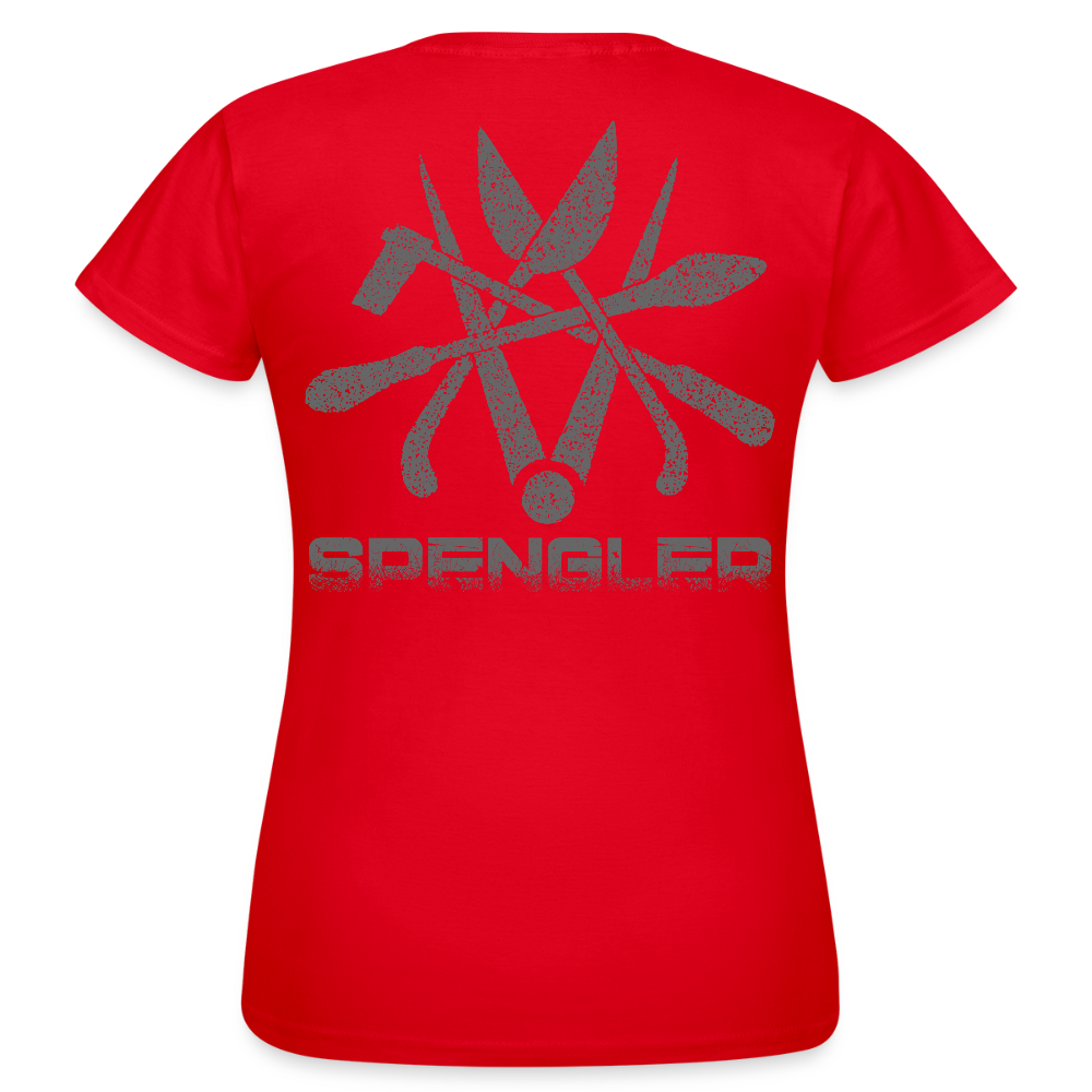 Frauen T-Shirt "Spengler" Rot Frauen T-Shirt