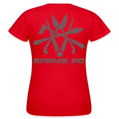 Frauen T-Shirt "Spengler" Rot Frauen T-Shirt