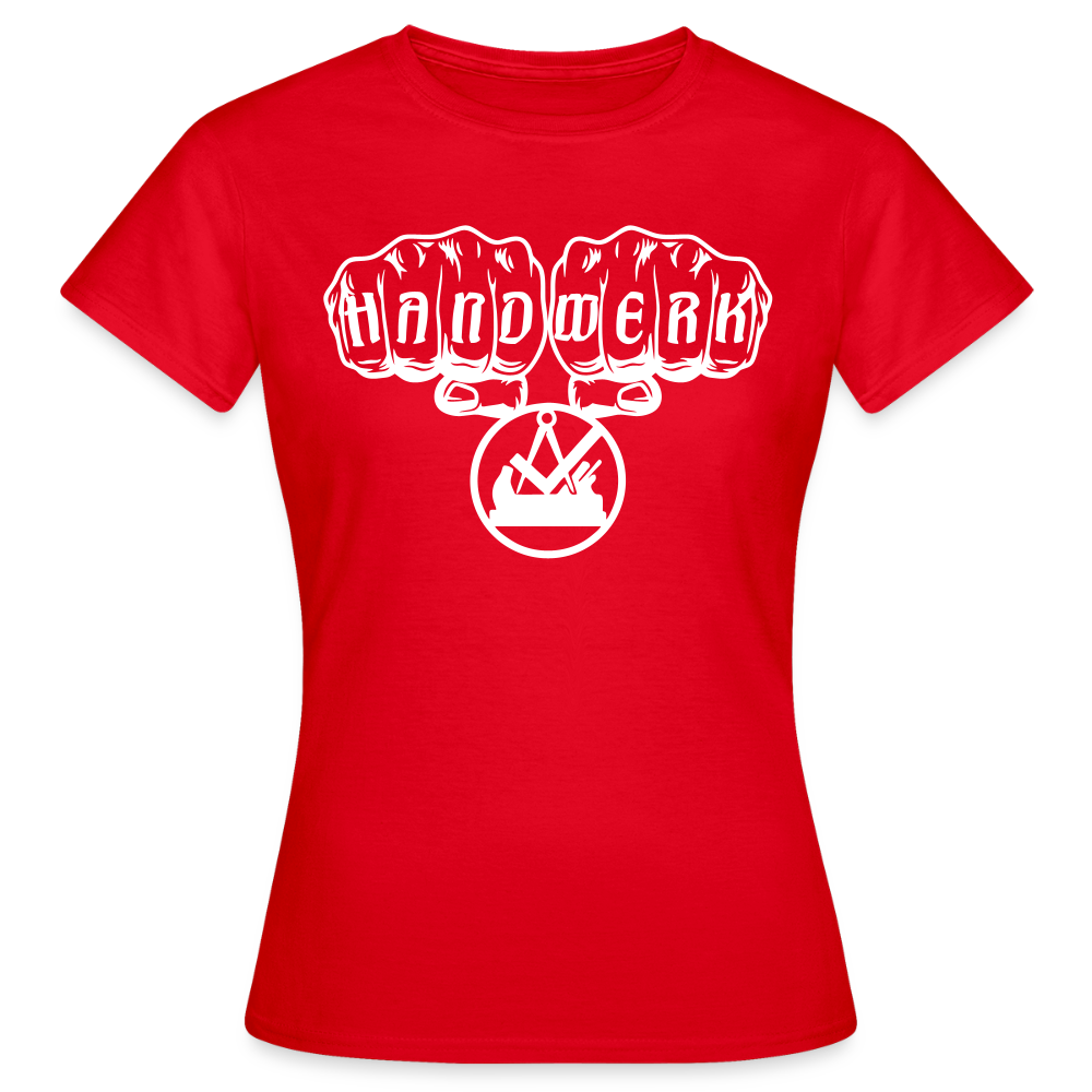 Frauen T-Shirt "Schreiner" Rot Frauen T-Shirt