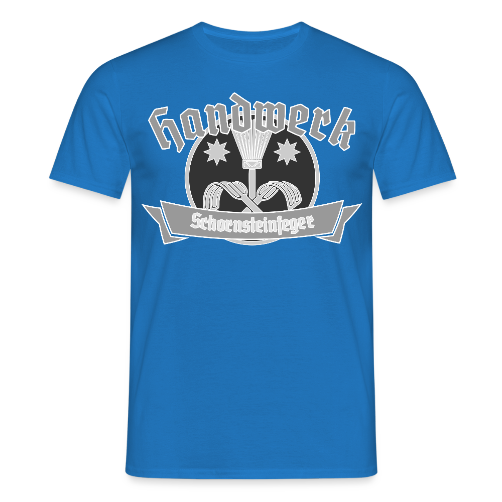 Unisex T-Shirt "Schornsteinfeger" Royalblau Männer T-Shirt
