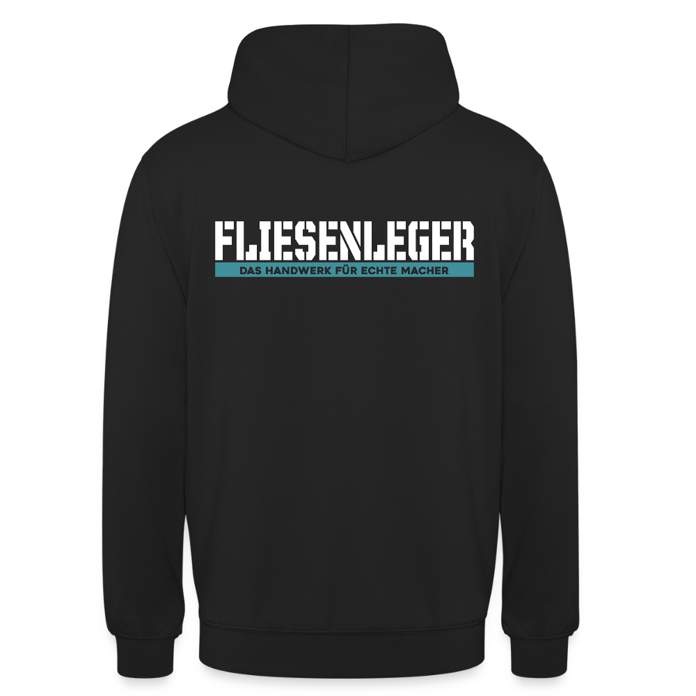 Unisex Hoodie HW-300 | MACHER "Fliesenleger" Schwarz Unisex Hoodie {{ color }}