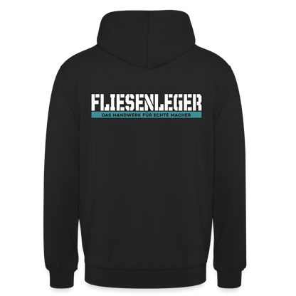 Unisex Hoodie HW-300 | MACHER "Fliesenleger" Schwarz Unisex Hoodie {{ color }}
