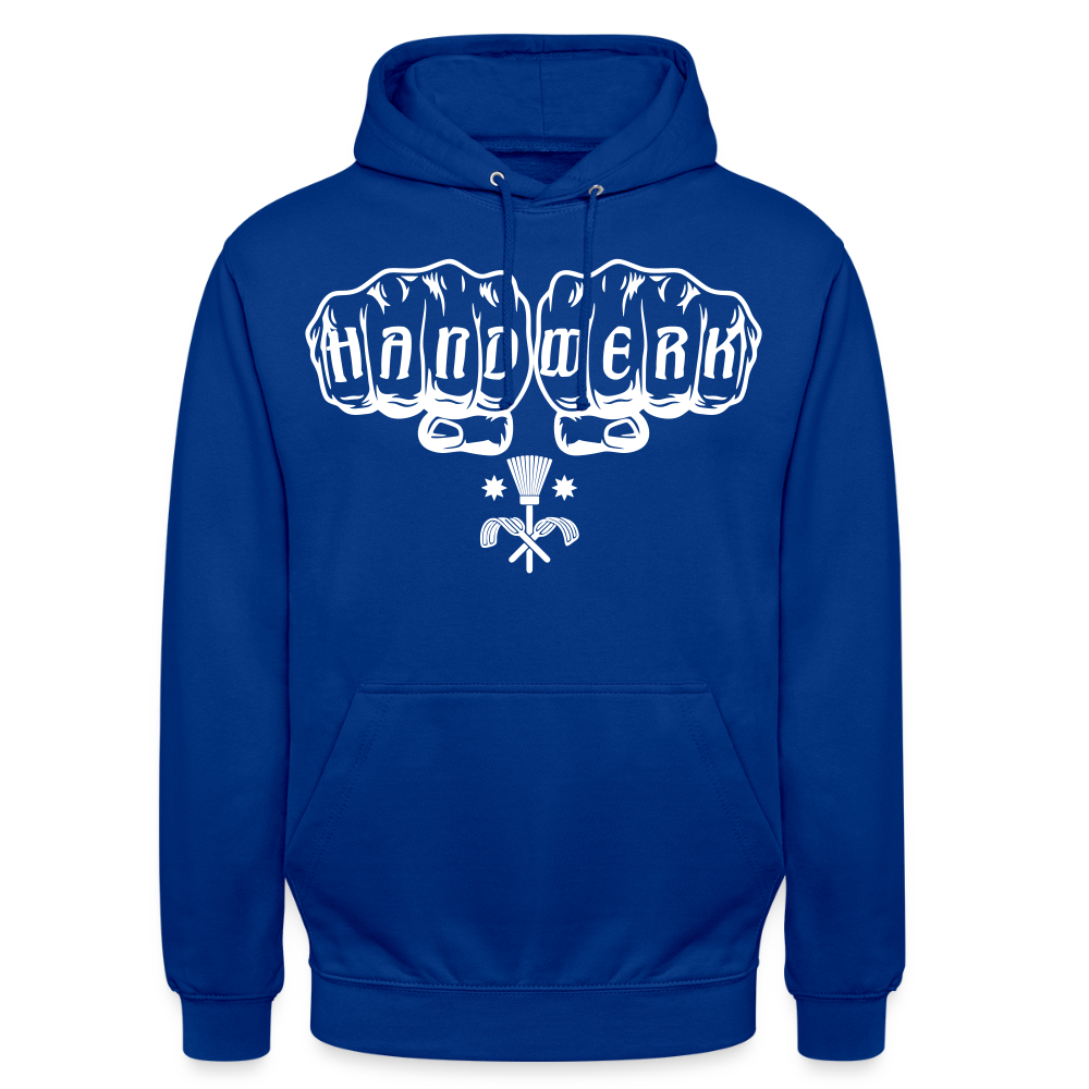 Unisex Hoodie "Schornsteinfeger" Royalblau Unisex Hoodie