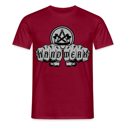 Unisex T-Shirt "Zimmermann" Ziegelrot Männer T-Shirt