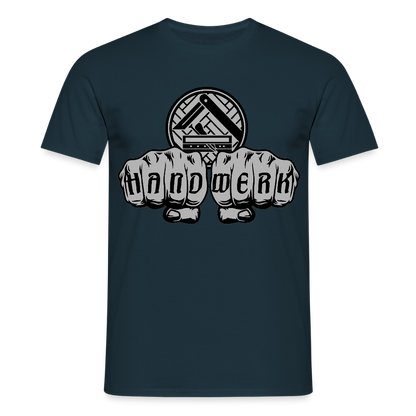 Unisex T-Shirt "Parkettleger" Navy Männer T-Shirt