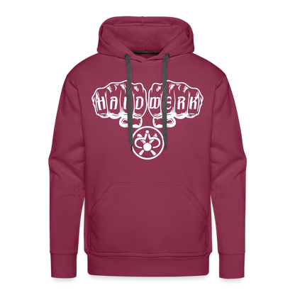 Männer Premium Hoodie "Drechsler" Bordeaux Männer Premium Hoodie