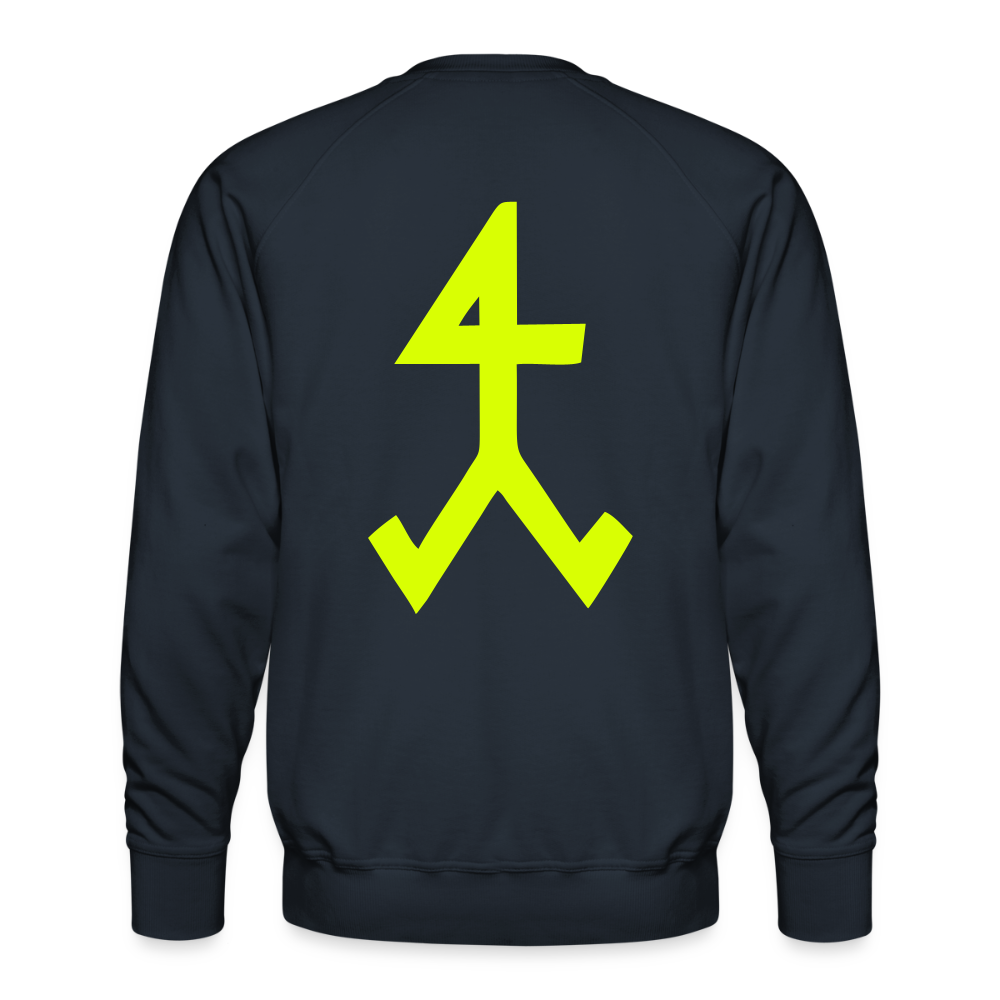 Unisex Premium Pullover "Steinmetz" neongelb Männer Premium Pullover