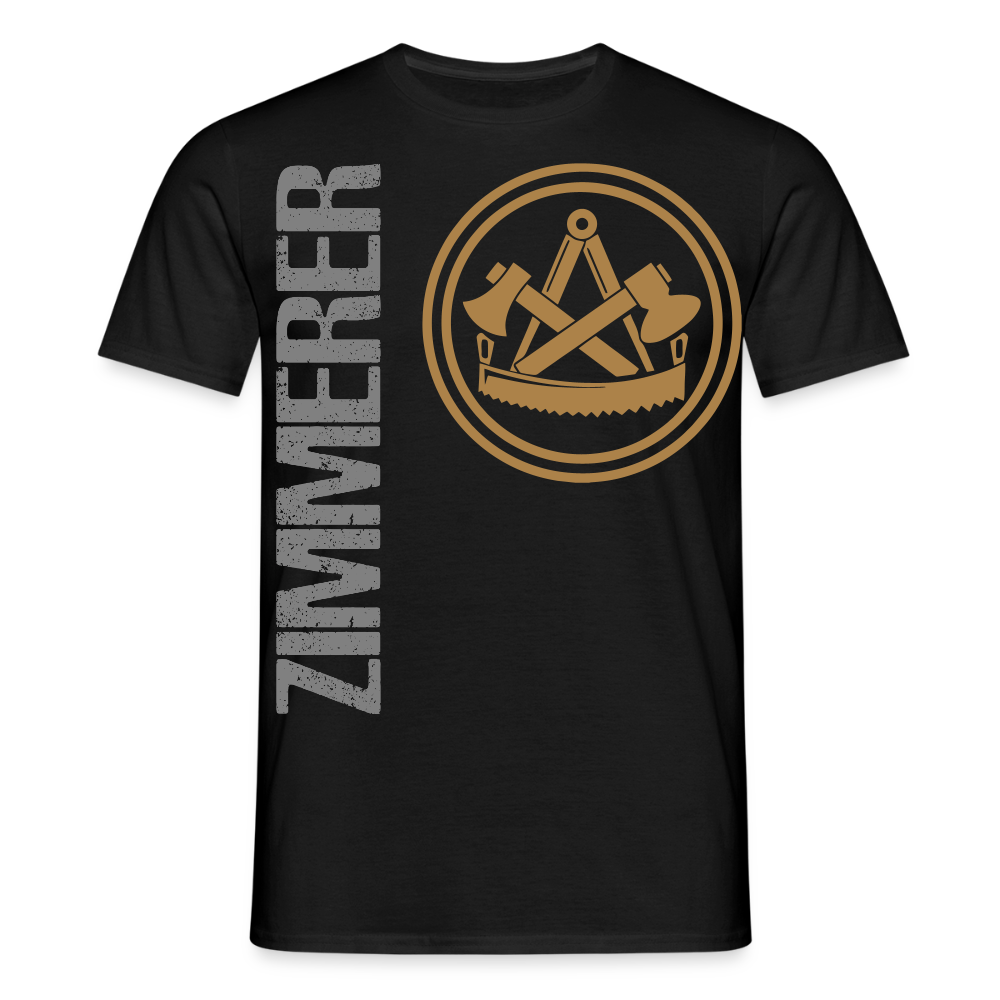 Unisex T-Shirt "Zimmerer" Schwarz Männer T-Shirt