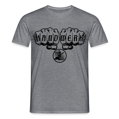 Unisex T-Shirt "Fliesenleger" Graphit meliert Männer T-Shirt