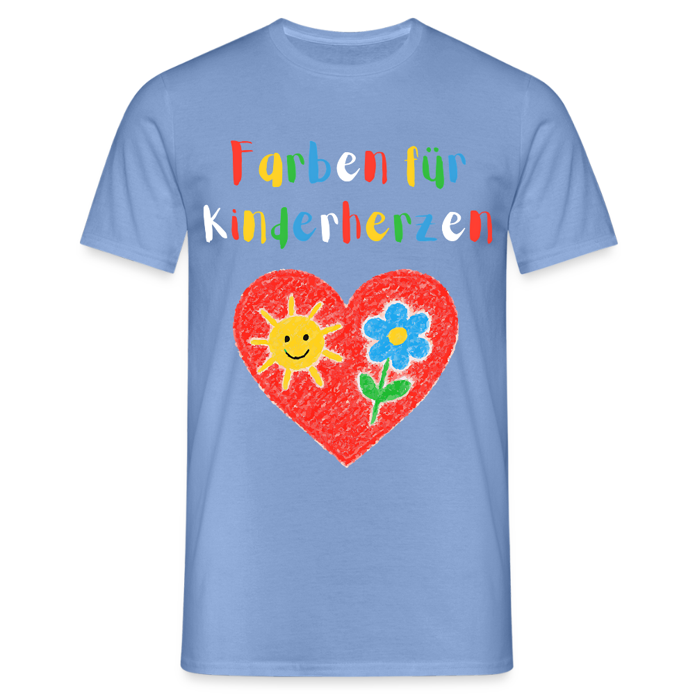 Unisex T-Shirt "Farben für Kinderherzen" carolina blue Männer T-Shirt
