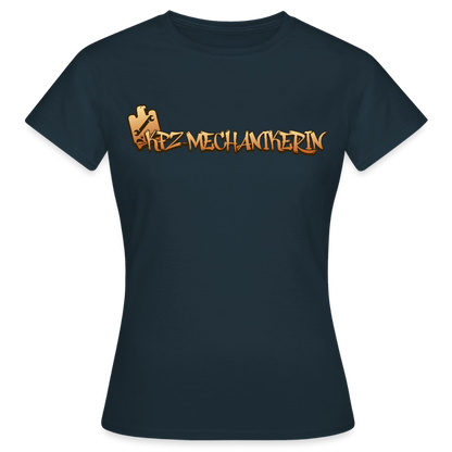 Frauen T-Shirt "KFZ-Mechanikerin" Navy Frauen T-Shirt