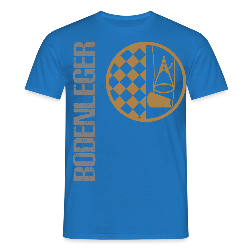 Unisex T-Shirt "Bodenleger" Royalblau Männer T-Shirt