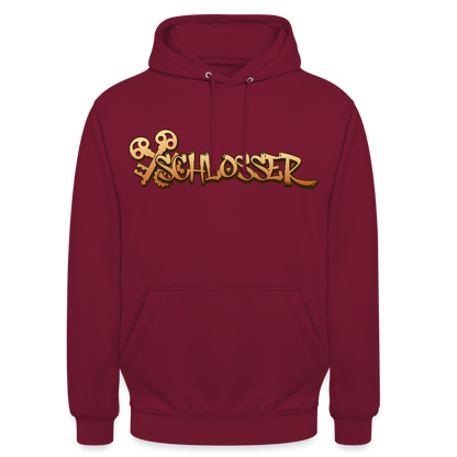 Unisex Hoodie "Schlosser" Bordeaux Unisex Hoodie