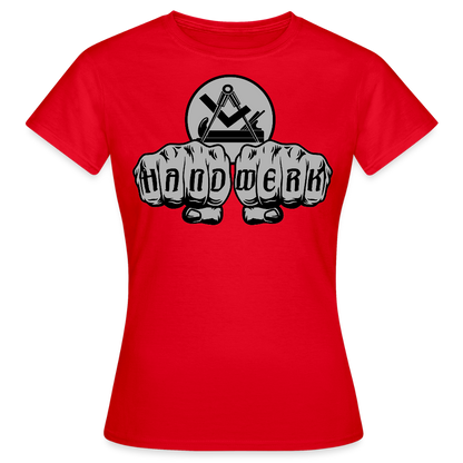 Frauen T-Shirt "Schreiner/Tischler" - Rot