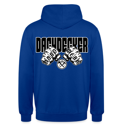 Unisex Hoodie "Dachdecker" Royalblau Unisex Hoodie