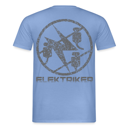 Unisex T-Shirt "Elektriker" carolina blue Männer T-Shirt