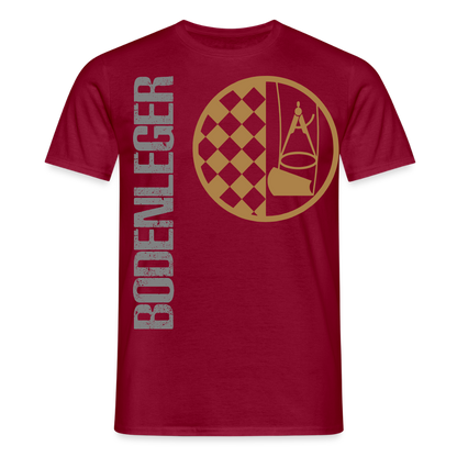 Unisex T-Shirt "Bodenleger" Ziegelrot Männer T-Shirt