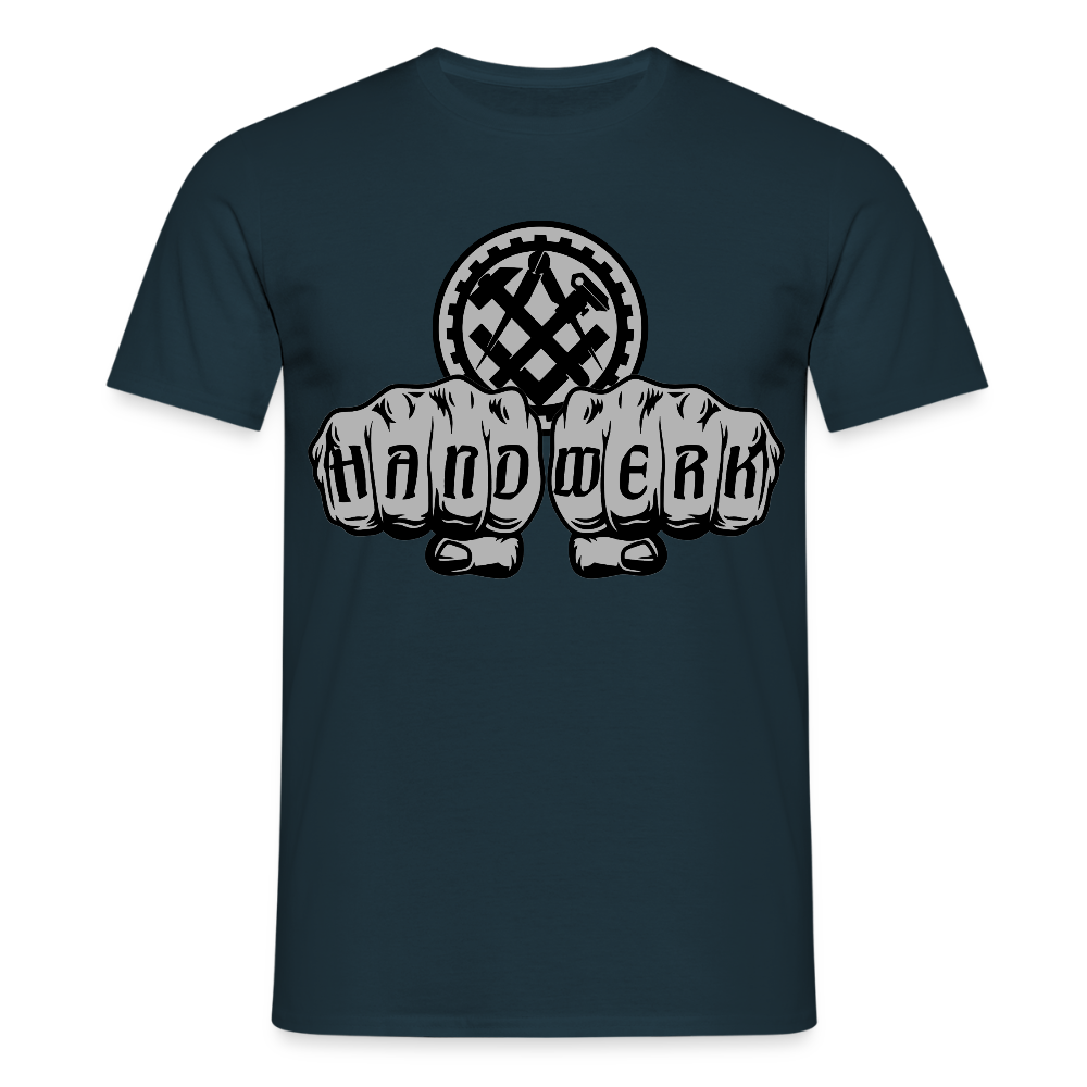 Unisex T-Shirt "Mechaniker" Navy Männer T-Shirt