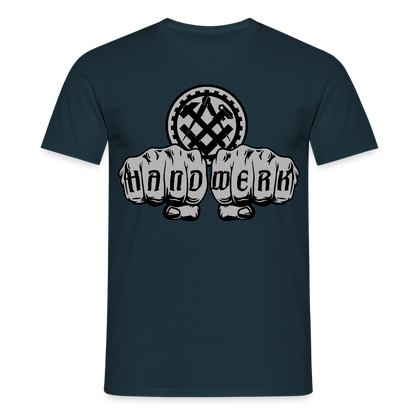 Unisex T-Shirt "Mechaniker" Navy Männer T-Shirt