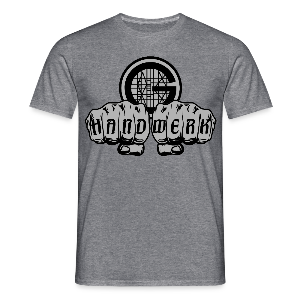 Unisex T-Shirt "Gerüstbauer" Graphit meliert Männer T-Shirt