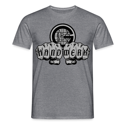 Unisex T-Shirt "Gerüstbauer" Graphit meliert Männer T-Shirt