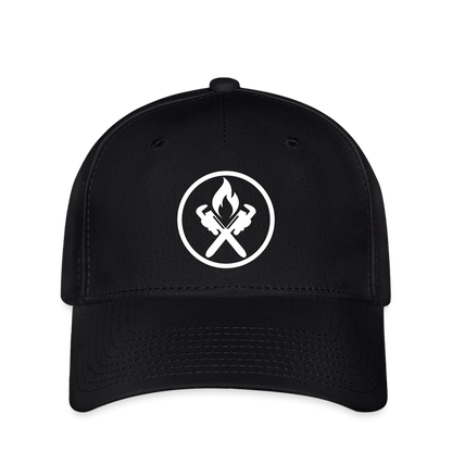 Flexfit Cap "Heizungsbauer" - Schwarz