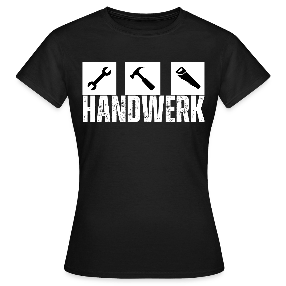 Frauen T-Shirt "Werkzeug" Schwarz Frauen T-Shirt