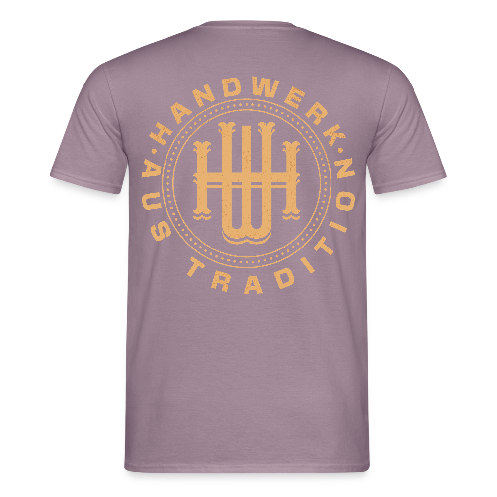 Unisex T-Shirt "Handwerk" (beidseitig bedruckt) Männer T-Shirt